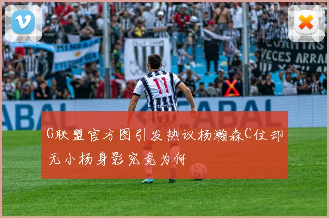 G联盟官方图引发热议杨瀚森C位却无小杨身影究竟为何